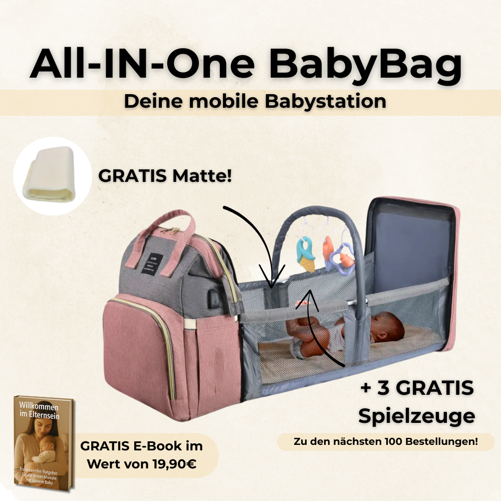 All-in-One BabyBag - deine mobile Babystation
