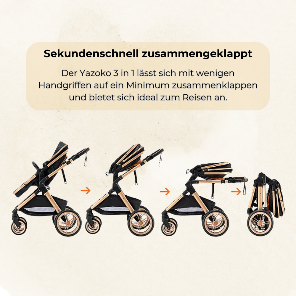 Yazoco 3 in 1 Kinderwagen