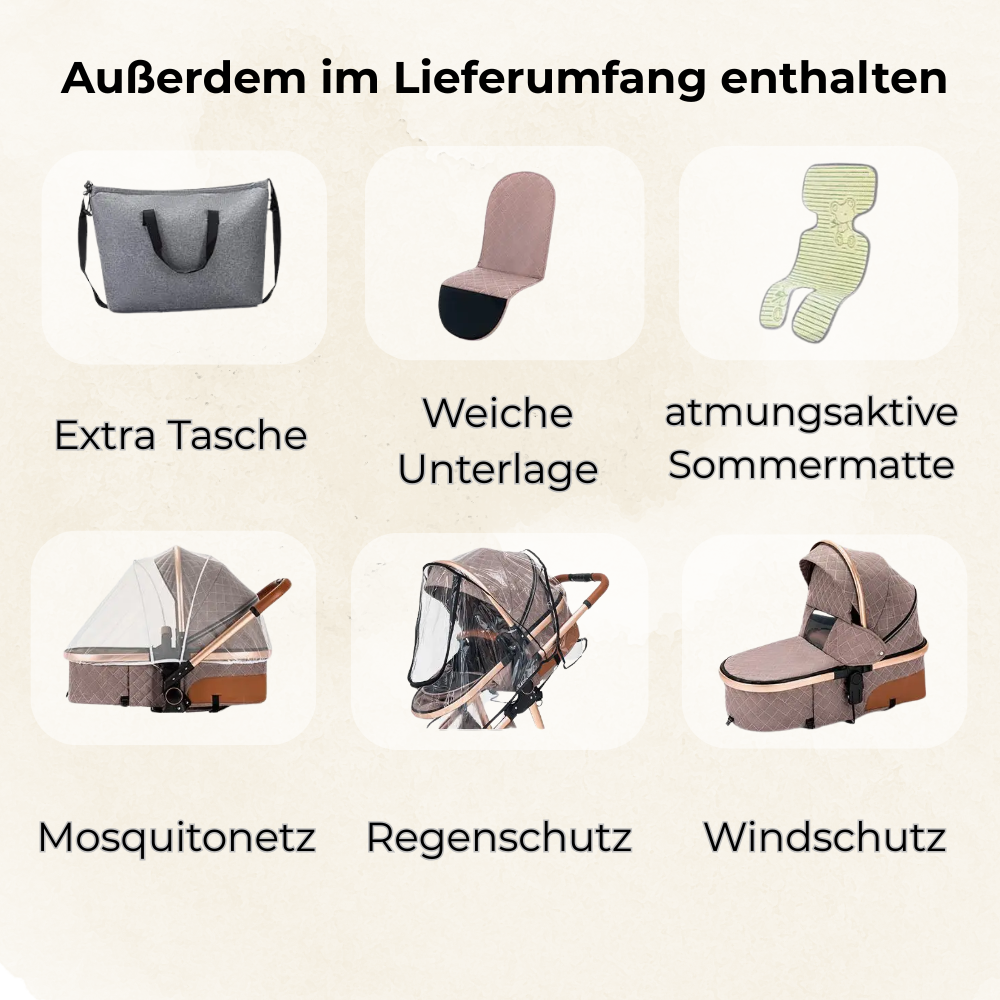 Yazoco 3 in 1 Kinderwagen