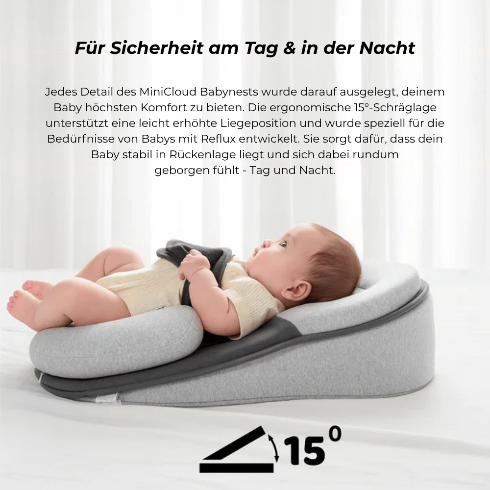 MiniCloud™ - Das Nr.1 Babynest bei Reflux & Koliken