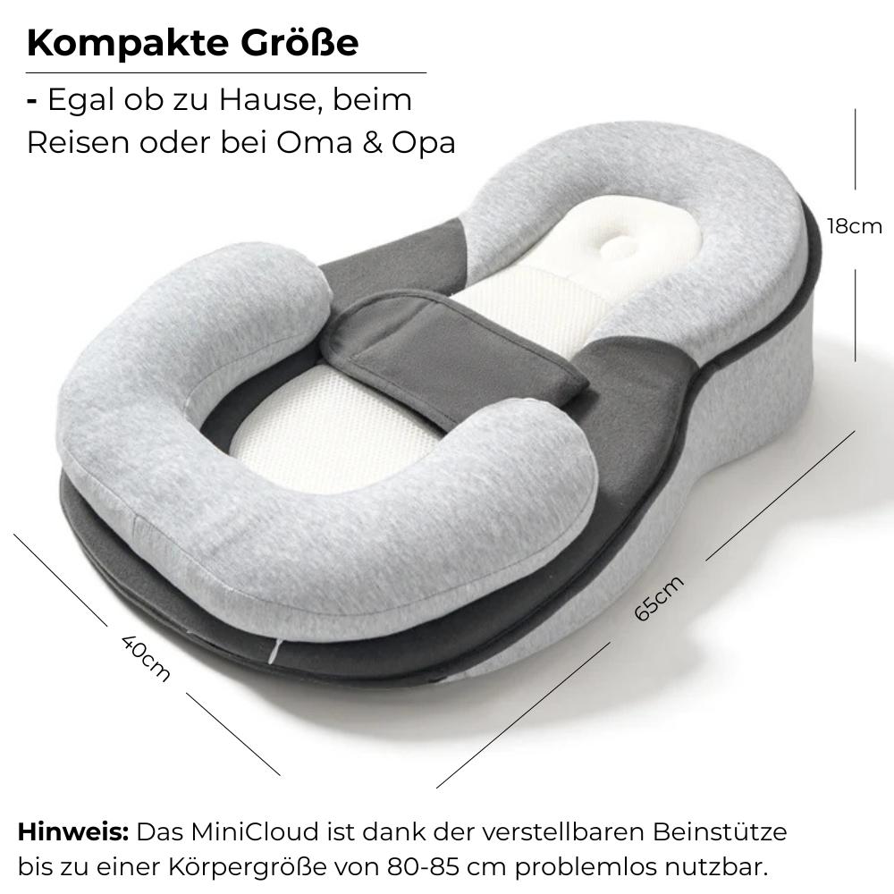 MiniCloud™ - Das Babynest, dass dir das Ablegen erleichtert