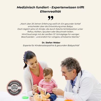 MiniCloud™ - Das Nr.1 Babybett für gesunden Schlaf
