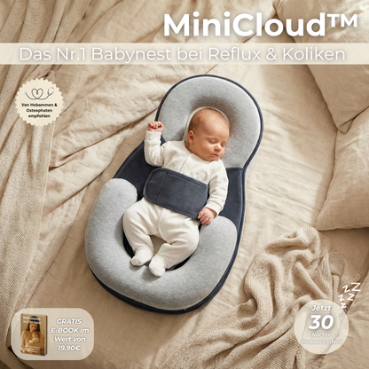 MiniCloud™ - Das Nr.1 Babynest bei Reflux & Koliken