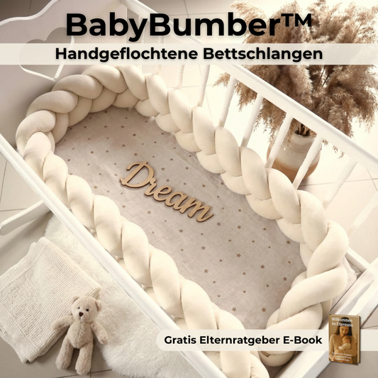Baby Bumper™ - Handgeflochtene Bettschlangen