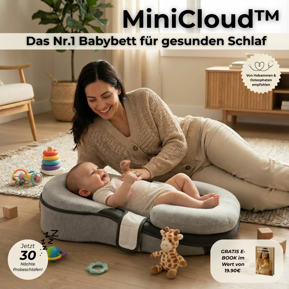 MiniCloud™ - Das Nr.1 Babybett für gesunden Schlaf