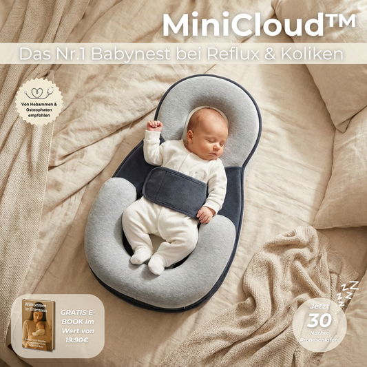 MiniCloud™ - Das Nr.1 Babynest bei Reflux & Koliken