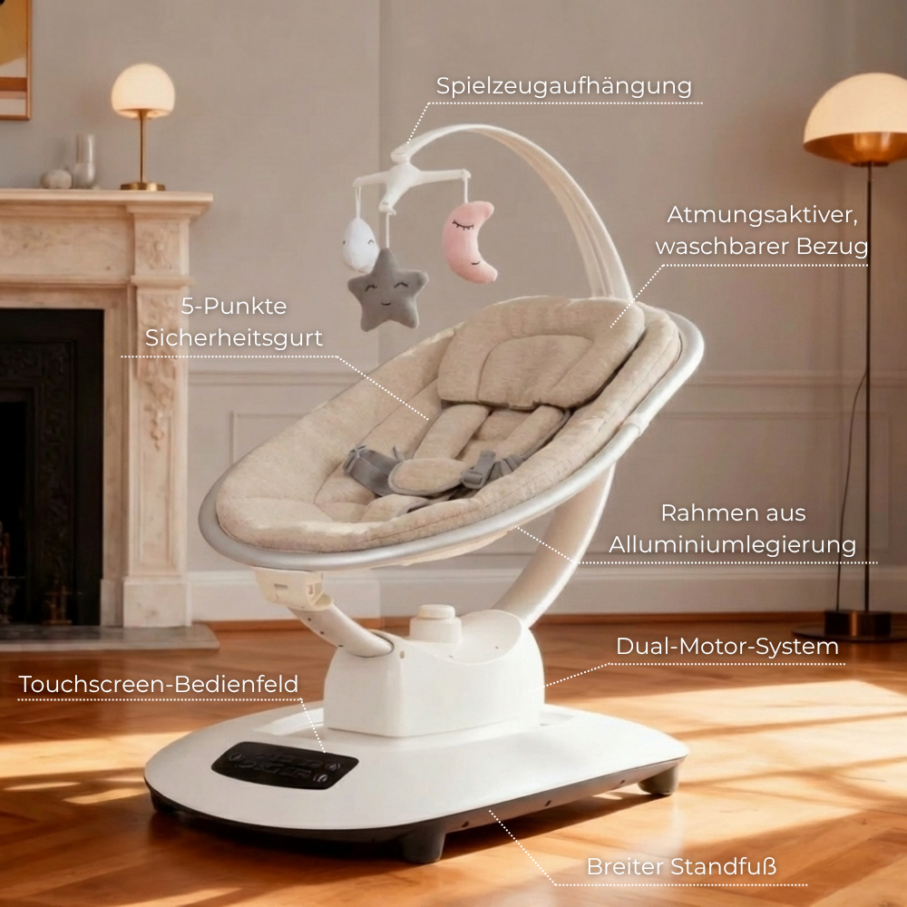 Mila Motion 5D - Elektrische Babykomfortschaukel