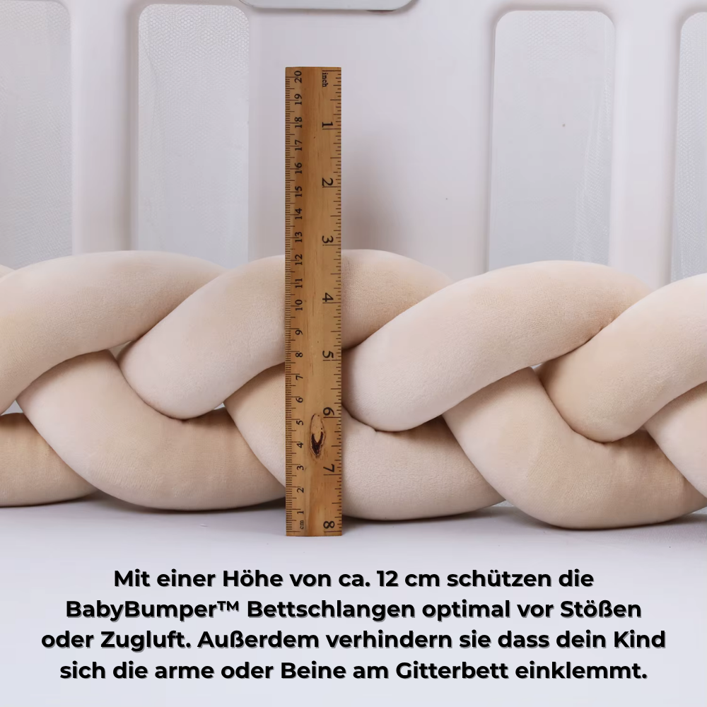 Baby Bumper™ - Handgeflochtene Bettschlangen