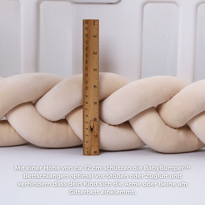 Baby Bumper™ - Handgeflochtene Bettschlangen